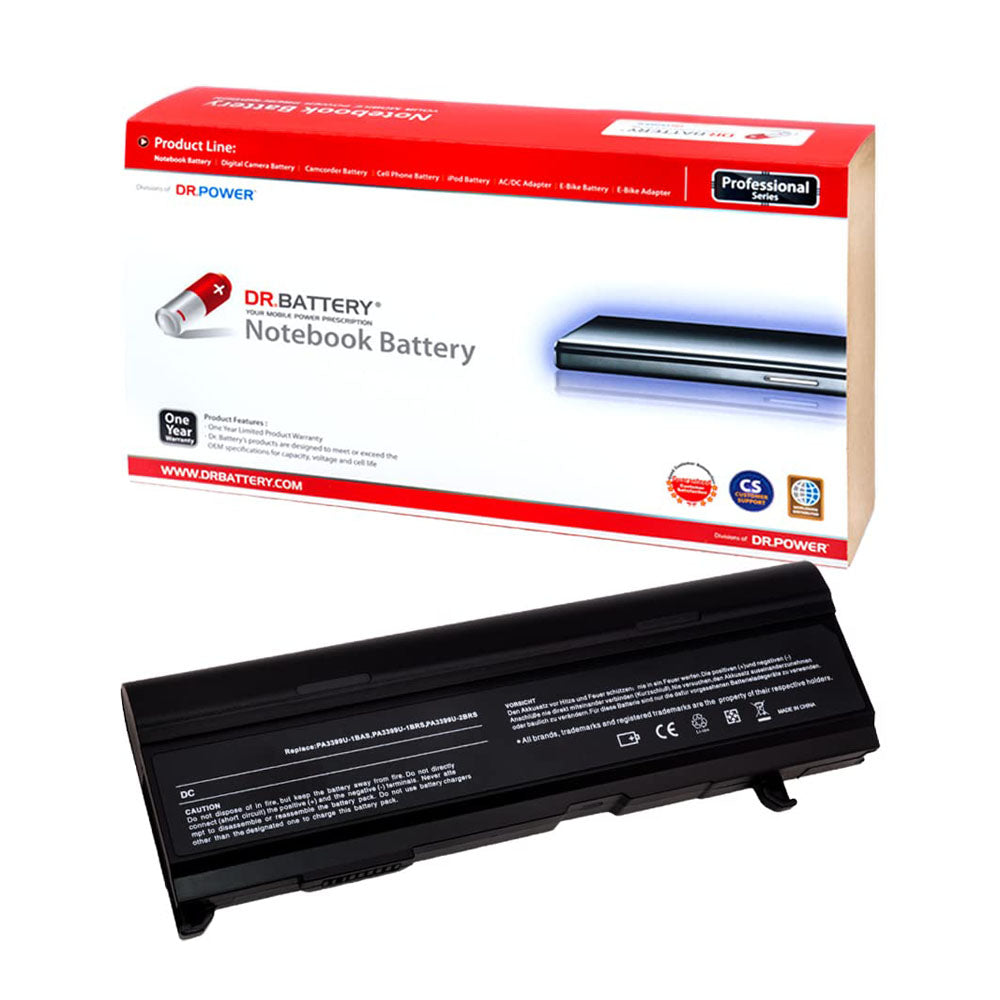 Toshiba Satellite M40 M45 M50 M55 M100 M105 M110 M115 Series Laptop Battery PA3399U-2BAS PA3399U-1BAS PA3478U-1BAS PA3478U-1BRS PA3400U-1BRS PABAS057 [10.8V] Compatible Batter