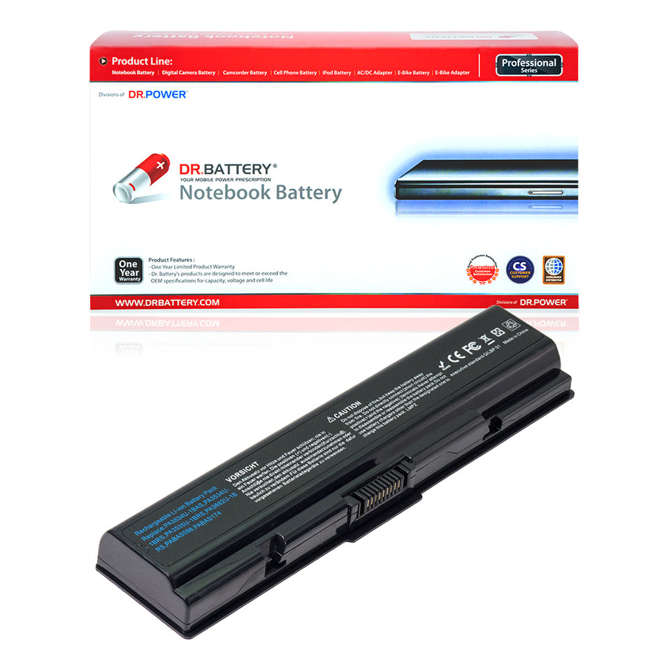 Toshiba PA3534U-1BRS PA3534U-1BAS Battery for Toshiba Satellite L300 L500 L505 L550 L555 Series PA3533U-1BRS PA3535U-1BRS PA3535U-1BAS PABAS174 PABAS098 PABAS097 [10.8V] Compatible Battery