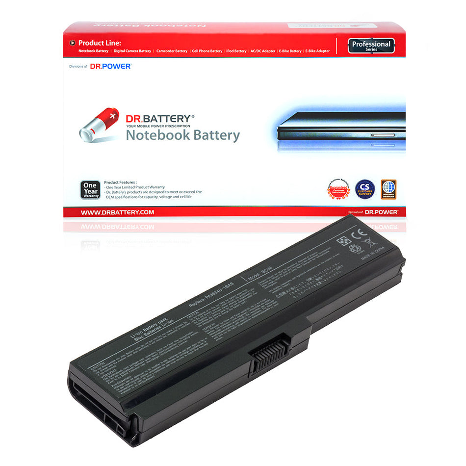 Toshiba PA3634U-1BRS PA3634U-1BAS PA3635U-1BRM Satellite C655 A665 P775 P750 A665 U505 C655D C660D Compatible Battery