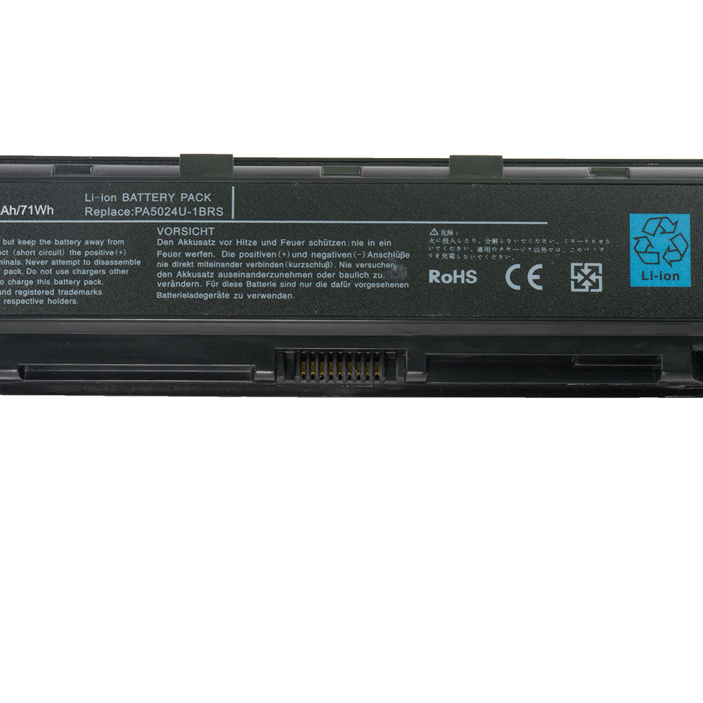 PABAS260 PABAS274 Battery for Toshiba Tecra W50 A50-A Satellite C50-A C55-A C75-A C800 C840 C850 C870 L70 L75 L800 L830 L840 L850 L870 M800 M840 P800 P840 P850 P870 S855 Series Laptop PA5024U-1BRS PA5120U-1BRS [10.8V] Compatible Battery