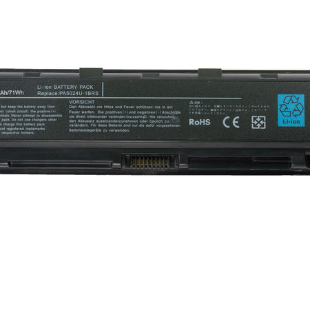 PABAS260 PABAS274 Battery for Toshiba Tecra W50 A50-A Satellite C50-A C55-A C75-A C800 C840 C850 C870 L70 L75 L800 L830 L840 L850 L870 M800 M840 P800 P840 P850 P870 S855 Series Laptop PA5024U-1BRS PA5120U-1BRS [10.8V] Compatible Battery