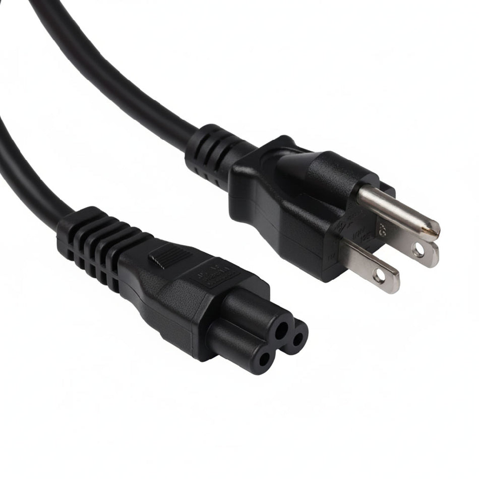 Reliable 1.8M 3-prong IEC C5 Cloverleaf power cable