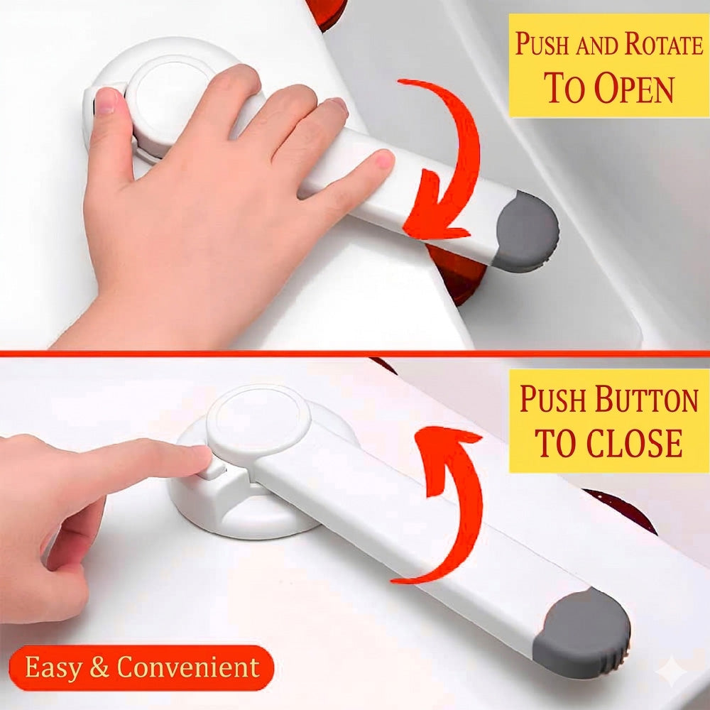 ONE-HANDED OPERATION – Convenient design allows adults to easily open and close the lock with one hand