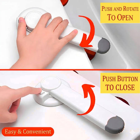 ONE-HANDED OPERATION – Convenient design allows adults to easily open and close the lock with one hand