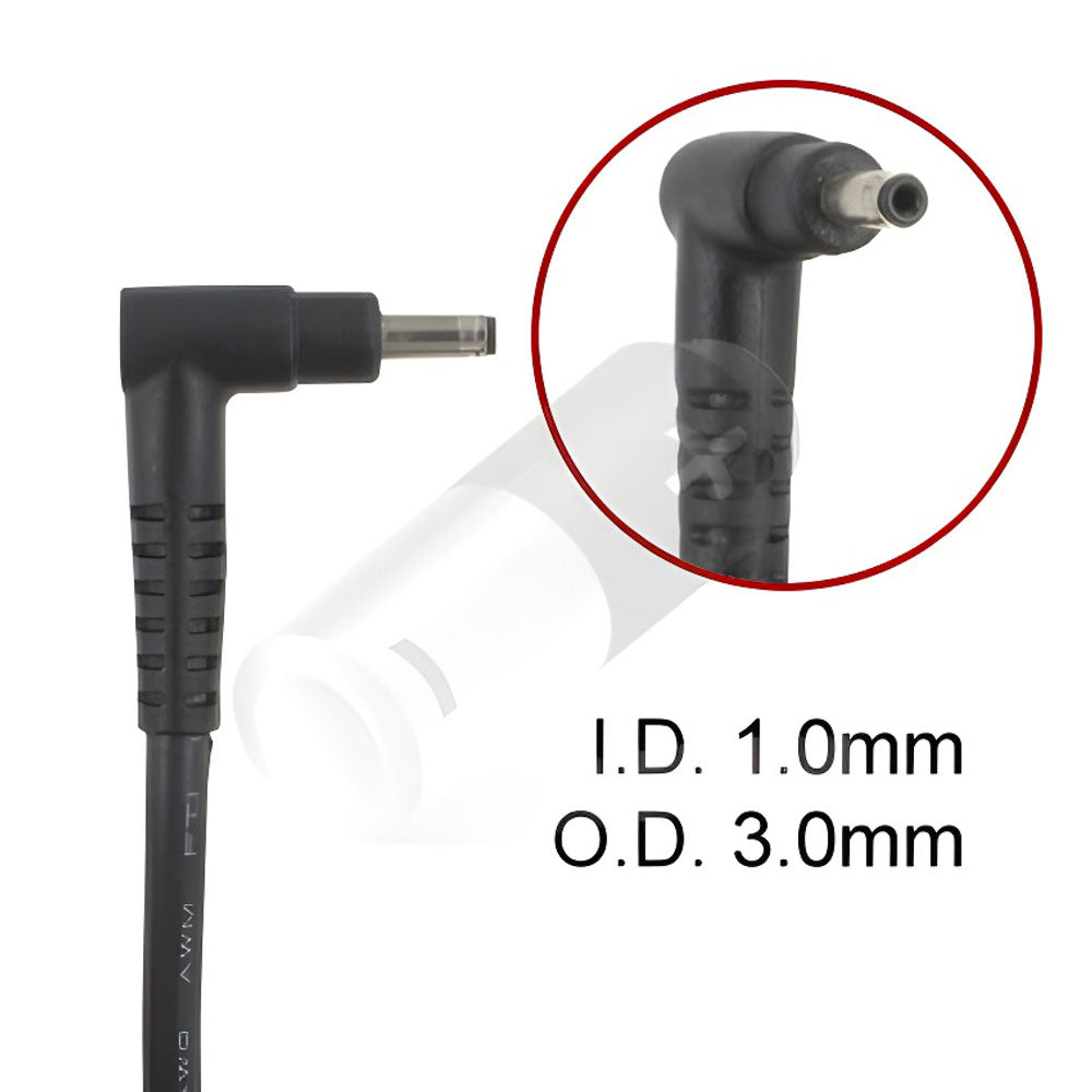PA-1400-24 Charger for Samsung Notebook 9 Pro NP940X3M NP940X3N Notebook 9 Spin 940X3L NP300U1A NP305U1A NP530U3B NP530U3C NP535U3C NP540U3C NP730U3E AC Adapter Power Supply (1.0 x 3.0mm)[19V 2.1A 40W] - Compatible Adapter
