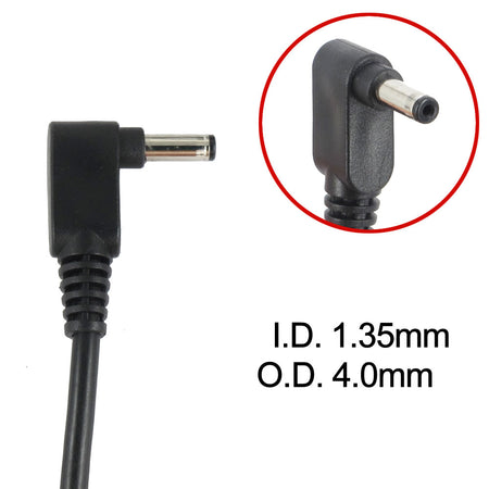 AD890326 AD883J20 Charger for Asus VivoBook E203M E210M E402 E406M X540UA X540S X553 X553S X553MX X540SA X540LA X556U TP300 TP401 AC Adapter Power Cord (1.35 x 4.0mm) [19V 45W/65W] - Compatible Adapter