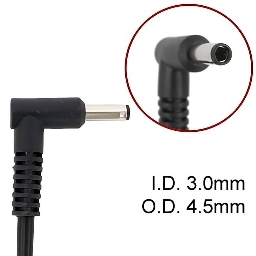 90W AC Power Adapter For HP Laptops – Fits Envy, Pavilion, Stream, Spectre, EliteBook – 19.5V 4.62A