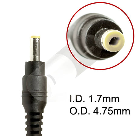 Compaq Presario F700 Presario V2000 Presario C700 Presario V5000 Presario V6000 Presario C556CA Charger Power Supply AC Adapter (1.7 x 4.75mm) (18.5V 3.5A 65W) - Compatible Adapter