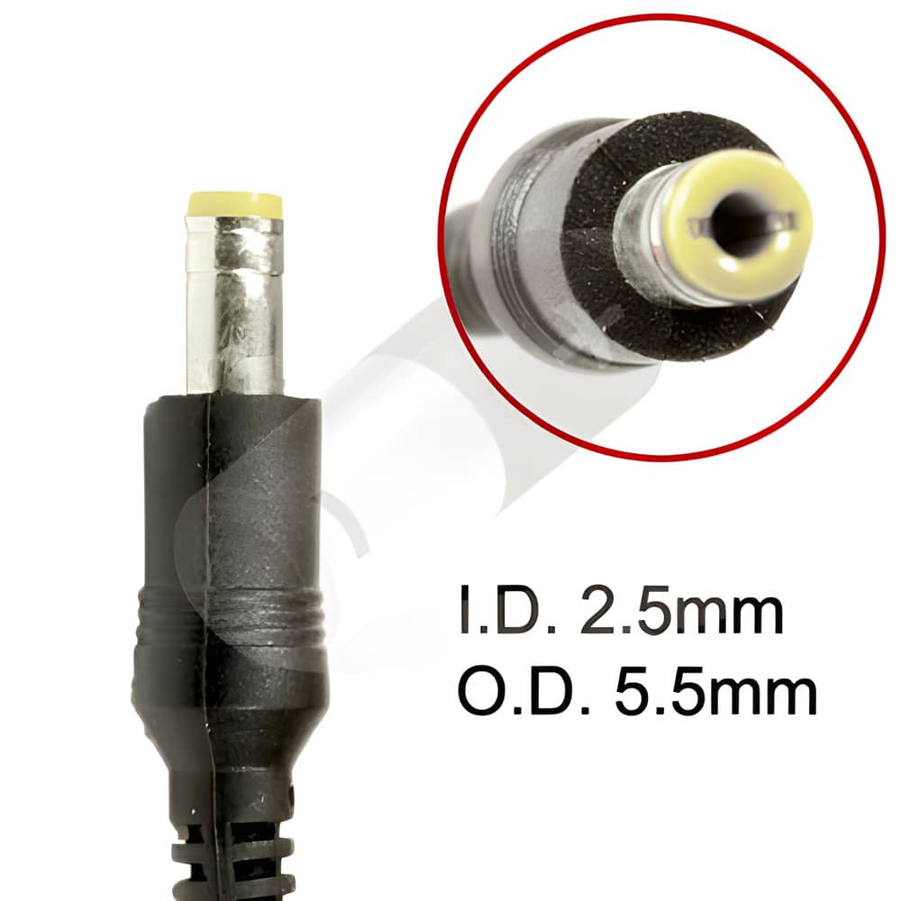 Toshiba Tecra A50 Series Laptop Charger AC Adapter Power Cord (5.5 x 2.5mm) [19V 65W/90W] - Compatible Adapter
