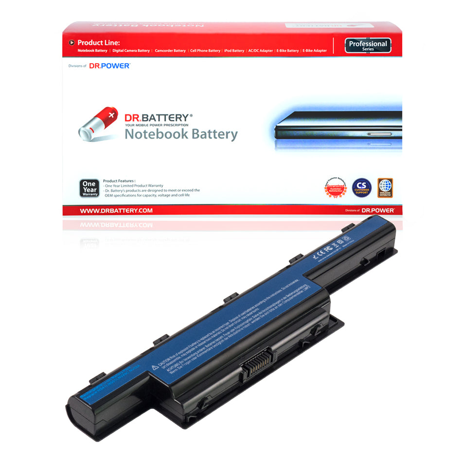 AT Batteria Potenziata 5200mAh 10,8V Per Portatile Acer Aspire 3810T - Foto 2