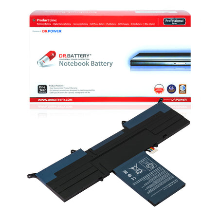 Compatible laptop battery for Acer Aspire S3 Ultrabook AP11D3F AP11D4F with DrBattery packaging