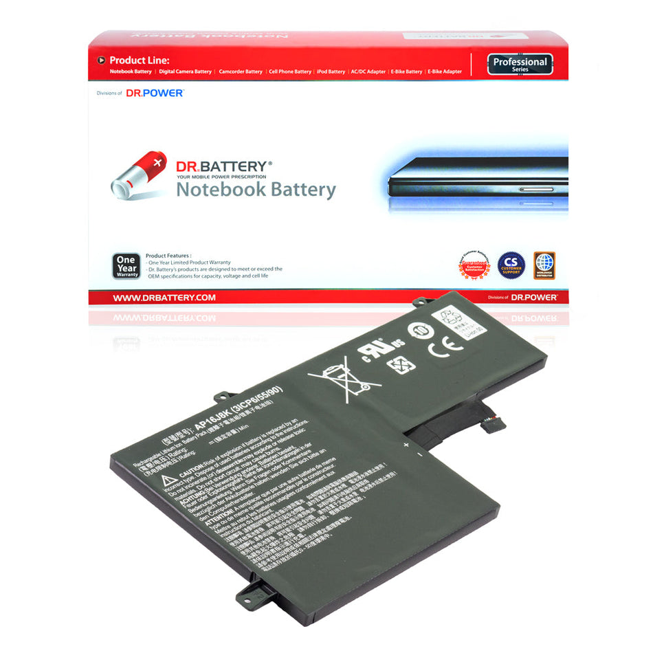 Acer Chromebook 11 N7 C731T-C0X8 C731 Series Acer Chromebook 11 C731 C731T Series Laptop AP16J8K KT.0030G.015 3ICP6/55/90 [11.1V] Compatible Battery