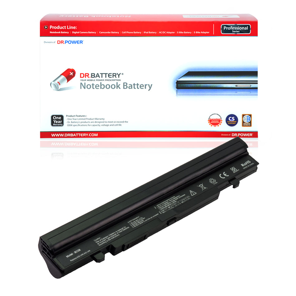 Asus A42-U46 Battery for Asus U56E U56 U46 U46E U46J U46S U56J U56S Series A32-U46 A41-U46 [14.4V] Compatible Battery