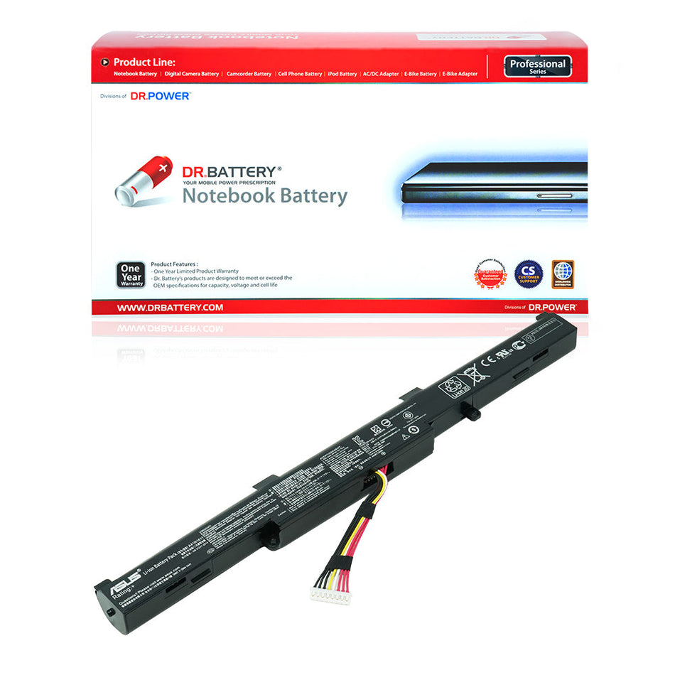 Asus G553VD G553VE G553VW Series Laptop Battery A41N1611 0B110-00470000 A41LP4Q OB110-00470000 [14.4V] Compatible Battery