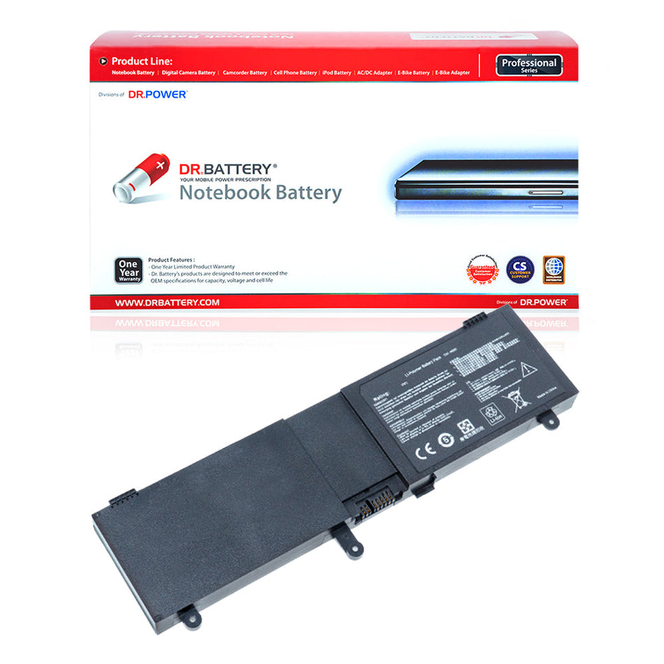 Asus Q550L Q550LF Q550 Series Laptop Battery C41-N550 0B200-00390000 0B200-00390100 C41N550 [15V] Compatible Battery