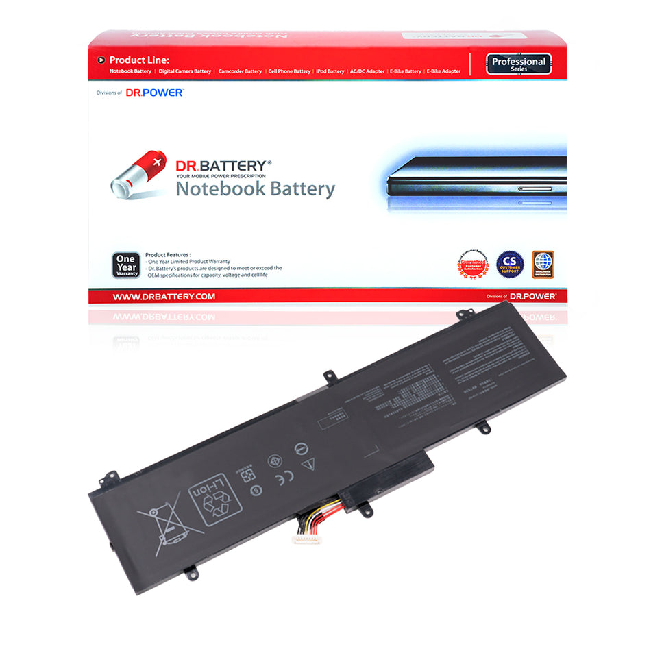 Asus C41N1837 Battery for Asus GU502GV GX502GW ROG Zephyrus GA502 ROG GU502GV ROG Zephyrus G GA502DU ROG Zephyrus M GU502 ROG GA502DU Series 0B200-03380100 4ICP4/59/134 [15.4V] Compatible Battery