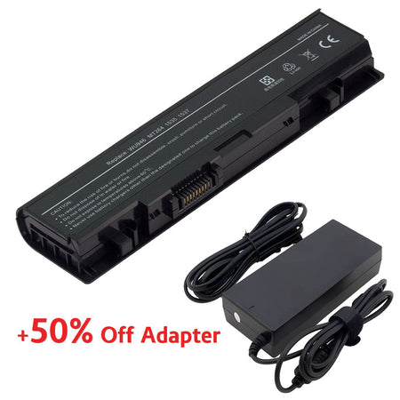 (Adapter Bundling Available) Dell Studio 1558 1555 1535 1536 1537 1557 Laptop Battery MT264 WU946 PP39L PP33L MT275 MT276 PW772 312-0702 RM804 WU960 KM958 312-0701 KM901 MT277 [11.1V] Battery Replacement