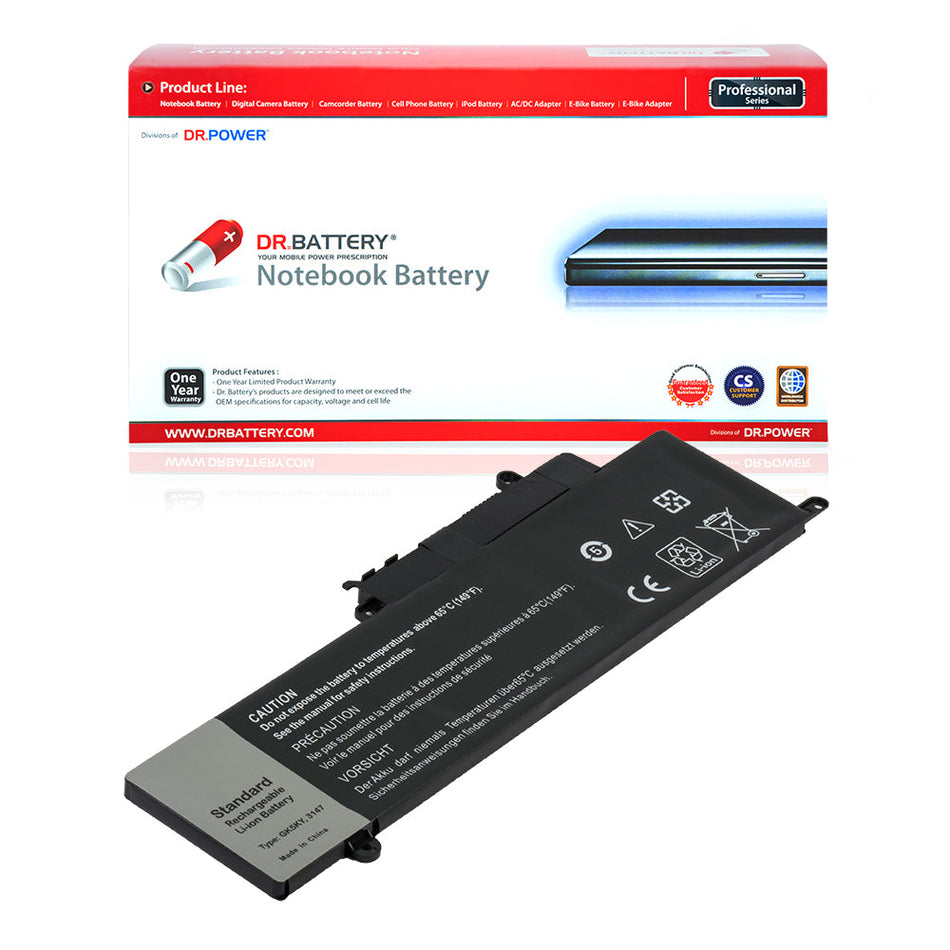 Dell Inspiron 13 7352 7353 7347 7348 Series Laptop Battery [11.1V] Compatible Battery