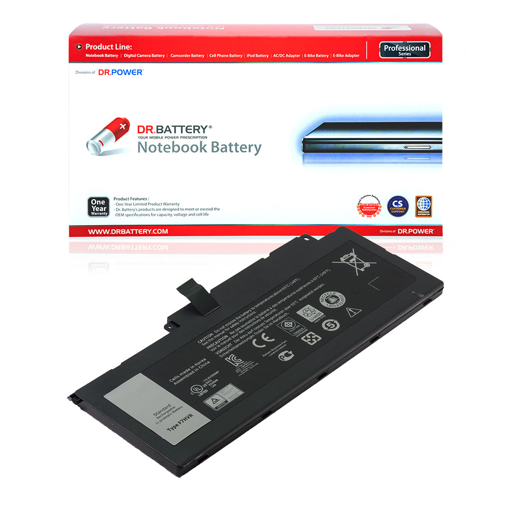 Dell P24E P36F Series Laptop Battery F7HVR 62VNH T2T3J Y1FGD G4YJM 89JW7 JR9TD 451-BBEO [14.8V] Compatible Battery