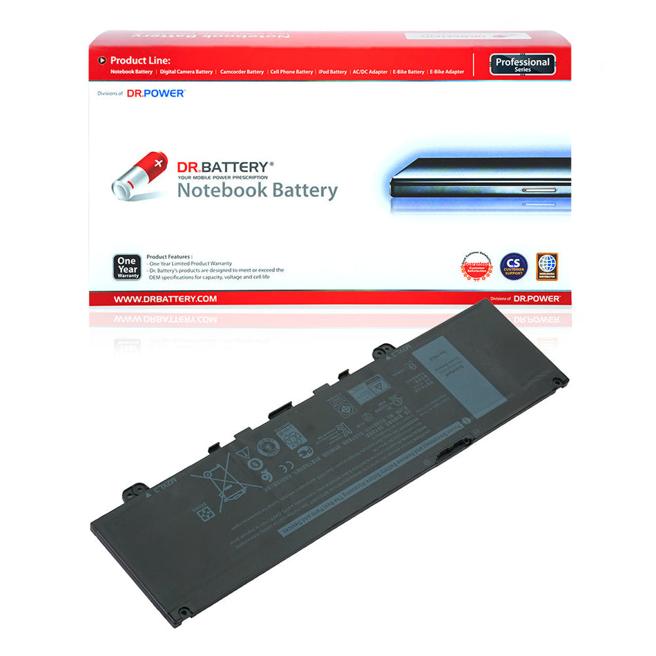 RPJC3 Battery for Dell Inspiron 13 5370 7370 7373 7380 7386 Series Dell Vostro 13 5370 Series Dell Inspiron 13 7373 7386 2-In-1 Series Dell P83G P87G P91G P83G001 P83G002 P87G001 Series Laptop F62G0 39DY5 F62GO 039DY5 0RPJC3 [11.4V] Compatible Battery