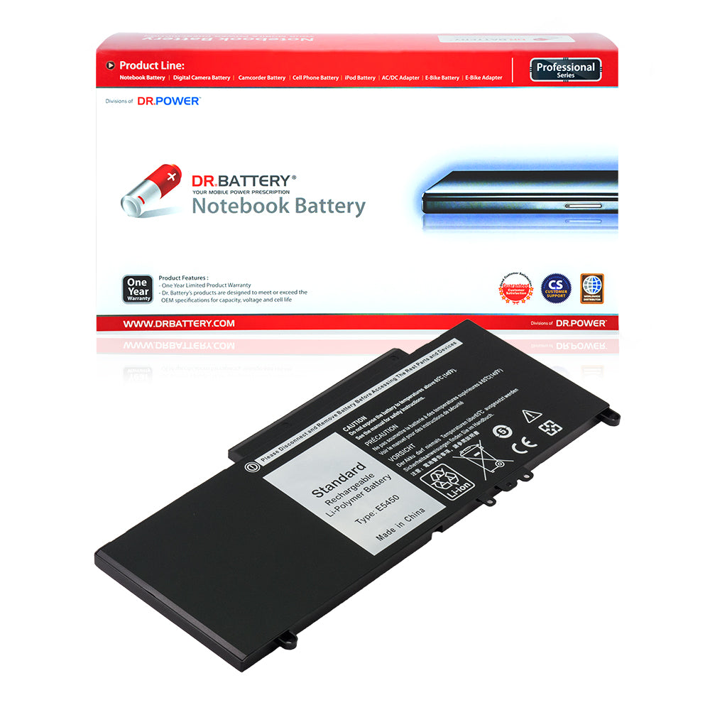 Dell Latitude E5450 E5550 E5270 E5470 E5570 G5M10 451-BBLN 8V5GX R9XM9 WYJC2 079VRK 79VRK F5WW5 HK60W XF9M [7.4V] Battery Replacement