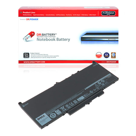 Dell Latitude E7270 E747 J60J5 MC34Y 0F1KTM 0MC34Y 0PDNM2 1W2Y2 242WD 451-BBSU 451-BBSX 451-BBSY F1KTM GG4FM J6oJ5 NJJ2H [7.4V] Battery Replacement