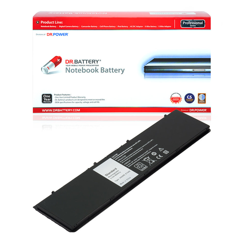 Dell Latitude 14 E7440 E7450 E7700 Laptop Battery PFXCR 34GKR F38HT G95J5 3RNFD G0G2M T19VW 909H5 0909H5 451-BBFT 451-BBFV 451-BBFY KR71X [11.1V] Battery Replacement