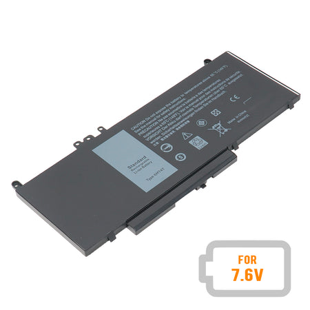 Dell 6MT4T Latitude E5270 E5470 E5550 E5570 Series 07V69Y 7V69Y R0TMP ROTMP [7.6V/8157mAh/62Wh] Laptop Battery Replacement